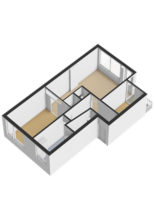 Floorplan - Schiedamsedijk 62D, 3011 EH Rotterdam